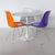 Стул дизайнерский EAMES-DSR-016 (оранжевый) Стул дизайнерский EAMES-DSR-016 (оранжевый)