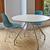 Стул дизайнерский EAMES-DSR-016 (синий океан) Стул дизайнерский EAMES-DSR-016 (синий океан)