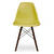 Дизайнерский стул EAMES-DSW-017 (темно-оливковый), т. ноги