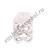 Банкетка PEGASUS STOOL SMALL MK-3203-DG, античный серый