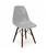 Стул дизайнерский EAMES-DSW-016 светло-серый Стул дизайнерский EAMES-DSW-016 светло-серый