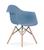 Стул дизайнерский EAMES-018 серо-голубой