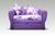 Детский минидиван Canvas Pelle violet (сиренев.)
