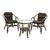Комплект кофейный Terrace Set из ротанга Комплект кофейный Terrace Set из ротанга