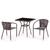 Комплект мебели T282BNS/Y137B-W51-2PCS (иск. ротанг) 2+1 Комплект мебели T282BNS/Y137B-W51-2PCS (иск. ротанг) 2+1