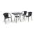Комплект мебели T282BNS/Y137C-W51-3PCS (иск. ротанг) 3+1
