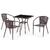 Комплект мебели T282ВNS/Y137В-W51-3PCS (иск. ротанг) 3+1 Комплект мебели T282ВNS/Y137В-W51-3PCS (иск. ротанг) 3+1