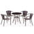 Комплект мебели T282ANS/Y137C-W51-4PCS (иск. ротанг) 4+1 Комплект мебели T282ANS/Y137C-W51-4PCS (иск. ротанг) 4+1