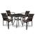 Комплект мебели T283ВNS-W51/A2001B-W53-4PCS (иск. ротанг) 4+1
