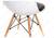 Стул Eames PC-011 белый / черный