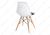 Стул Eames PC-011 белый / черный
