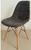 Стул 016 (не Eames) черный винтаж, эффект кожи Стул 016 (не Eames) черный винтаж, эффект кожи