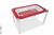 Стол стеклянный S206 (100) Red/Silver Стол стеклянный S206 (100) Red/Silver