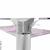 Стол стеклянный S206(130) Light purple/Silver Стол стеклянный S206(130) Light purple/Silver