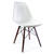  Стул 016 (не Eames) белый/персиковый ножки дерево